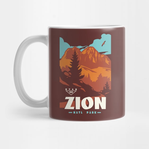 Utah Zion National Park Apparel by Terrybogard97